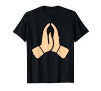 Namaskar Salutation Geste de Respect Namaste Hindou Yogic T-Shirt Graphique avec Valeur