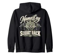 Namastay in The Squat Rack Gym Yoga Drôle Sweat à Capuche