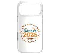 Namaste 2026 Design de célébration des expatriés Indiens Coque pour iPhone 17 Pro Max