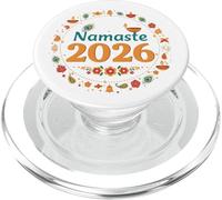 Namaste 2026 Design de célébration des expatriés Indiens PopSockets PopGrip pour MagSafe