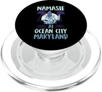 Namaste à Ocean City, Maryland Beach, Joli Yoga à la Plage PopSockets PopGrip pour MagSafe