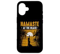 Namaste at The Beach Coque pour iPhone 16