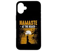 Namaste at The Beach Coque pour iPhone 16 Plus