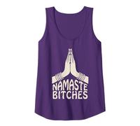 « Namaste Bitches » Inde Drôle Yoga Débardeur