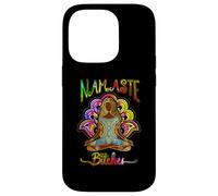 Namaste Bitches Sarcasme spirituel Zen Yoga Lover Lotus Coque pour iPhone 14 Pro