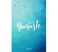 Namaste Carnet de Notes: Bleu | Idée de Cadeau Idéale Pour Professeur de Yoga | Carnet Ligné