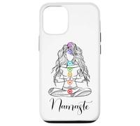 Namaste Chakra Méditation Yogi Mudra Lotus Cadeau Yoga Coque pour iPhone 12/12 Pro