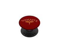 Namaste Eyes of Wisdom Jaune de Bon augure PopSockets PopGrip Adhésif