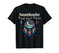 Namaste - Finde deinen Fluss mit dem Mondtraumfänger T-Shirt
