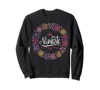 Namaste Fleur de Vie Yoga Exercice Méditation Zen Professeur Sweatshirt