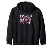 Namaste in The Moment Yoga Mom Style Yoga Mom Sweat à Capuche