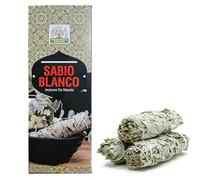 Namaste India Bâtonnets d'Encens, Hexa 6 Paquets de 20 Bâtonnets Chacun, Qualité Premium pour Maison, Bureau, Yoga, Méditation, Relaxation et Guérison (120 Pièces) (Sauge Blanche)