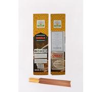 Namaste India Hexa Lot de 120 paquets de 20 bâtonnets d'encens en bois de santal - Qualité supérieure pour la maison, le bureau, le yoga, la méditation, la détente et la guérison