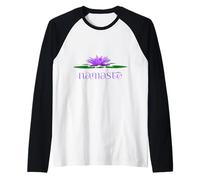 Namaste Lotus Méditation Yoga Manche Raglan