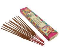 Namaste Mandala Masala Encens traditionnel indien Agarbathi fait à la main 1 paquet (santal avec cannelle)