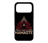 Namaste Om Buddha Équipement de Yoga en méditation pour Enseignant et étudiant Coque pour iPhone 17 Pro Max