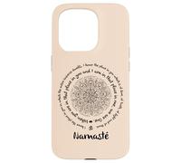 Namaste One Om Mandala Méditation Dictons pour Professeur de Yoga Coque pour iPhone 15 Pro
