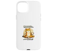 Namaste ou Café Chat Amusant Yoga Humour Coque pour iPhone 15 Plus