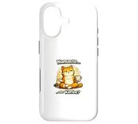 Namaste ou Café Chat Amusant Yoga Humour Coque pour iPhone 17