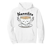 Namastea Tasse de thé | Namaste pour Les Amateurs de thé de méditation Sweat à Capuche