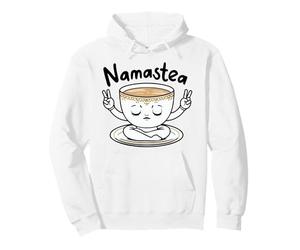 Namastea Tasse de thé | Namaste pour Les Amateurs de thé de méditation Sweat à Capuche