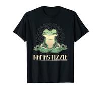 Namastizzle Funny Meditating Frog Yoga T-Shirt