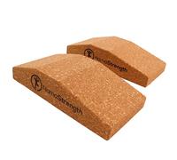 NamaStrength Lot de 2 cales de yoga pour poignet, support de poignet en liège pour yoga, support de poignet antidérapant