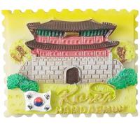 Namdaemun Aimant de réfrigérateur souvenir de tourisme 3D Corée du Sud