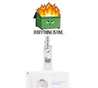 Name Badge Clips Retractable - Cartoon Nursing Card Reel, Cute ID Holder Clasp | Durable Pull Cord Reel, Fire Bin Animal Design Badge Clip For Nurse Care, Medical Assistant, Office Hospital