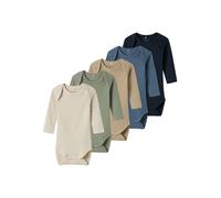 NAME IT Barboteuse / body beige / camel / marine / bleu foncé / vert pastel, Taille 86