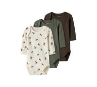 NAME IT Barboteuse / body beige / crème / marron / roseau, Taille 86