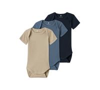 NAME IT Barboteuse / body beige foncé / marine / saphir, Taille 86