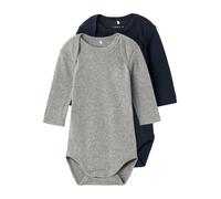 name it Body manches longues pack de 2 Dark Sapphire - fille,garçon - Gr. 86 (18 mois)