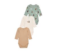 NAME IT Barboteuse / body camel / marron / jade / blanc cassé, Taille 86