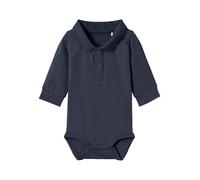 NAME IT NBMHOLGER LS Polo Body Noos, Body à Manches Longues Bébés garçons, Dark Sapphire,