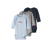 NAME IT Barboteuse / body marine / bleu clair / gris chiné / rouge sang, Taille 62