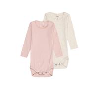 NAME IT Barboteuse / body 'NBFKab' beige chiné / rose, Taille 50