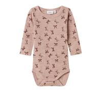 NAME IT Barboteuse / body 'NBFWang' taupe / bourgogne, Taille 56