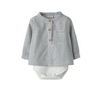 NAME IT Barboteuse / body 'NBMFar' noir / blanc, Taille 62