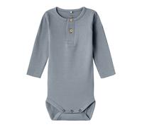 NAME IT Barboteuse / body 'NBMKab' bleu-gris, Taille 74
