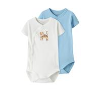 NAME IT Barboteuse / body 'NBMVACION' bleu clair / noir / blanc, Taille 68