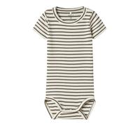 NAME IT Barboteuse / body 'NBNBani' chocolat / blanc, Taille 74