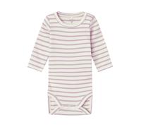 NAME IT Barboteuse / body 'NBNBani' lilas / blanc, Taille 68