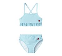 NAME IT Bikini 'NMFZammer' bleu ciel / rouge foncé / noir / blanc, Taille 98-104