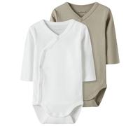 Name It Body à Manches Longues Wrap Solid 2 Unités