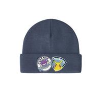 NAME IT Bonnet 'Pokémon' bleu marine / jaune / violet / blanc, Taille 52