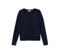 Name IT Fille Nkfvamone Ls Knit K Noos Cardigan, Dark Sapphire, 158-164 EU