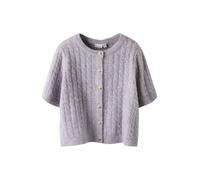 Name It Nalisa Loose Knit Cardigan Gris,Violet 18 Months Fille