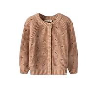 NAME IT Cardigan noisette / vert pastel / bordeaux, Taille 110