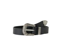 NAME IT Ceinture 'NKFJILUKA' noir / argent, Taille 64